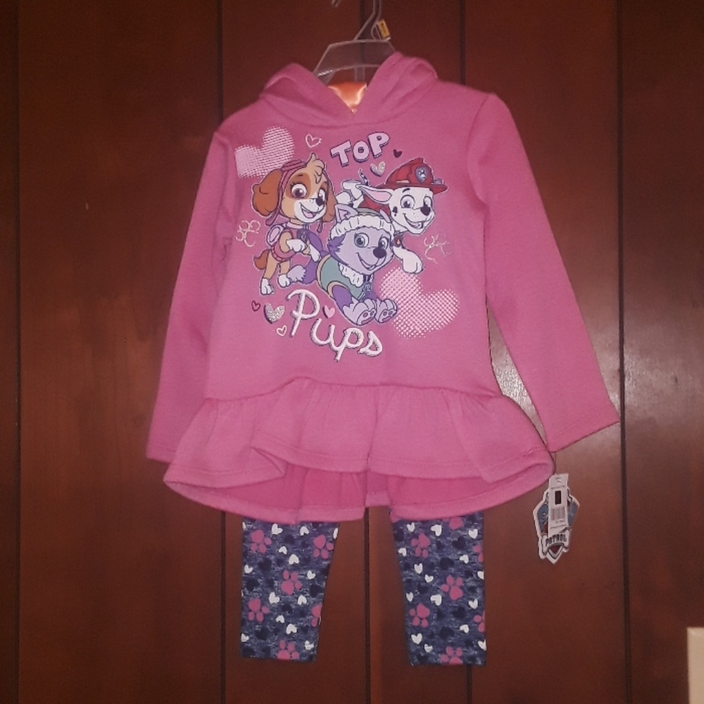 Paw Patrol Fleece set pink